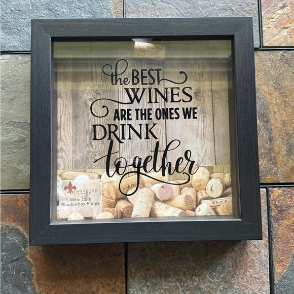 Lawrence Frames
Black Shadow Box Wine Cork Holder - 10" x 10" - Picture 1 of 6